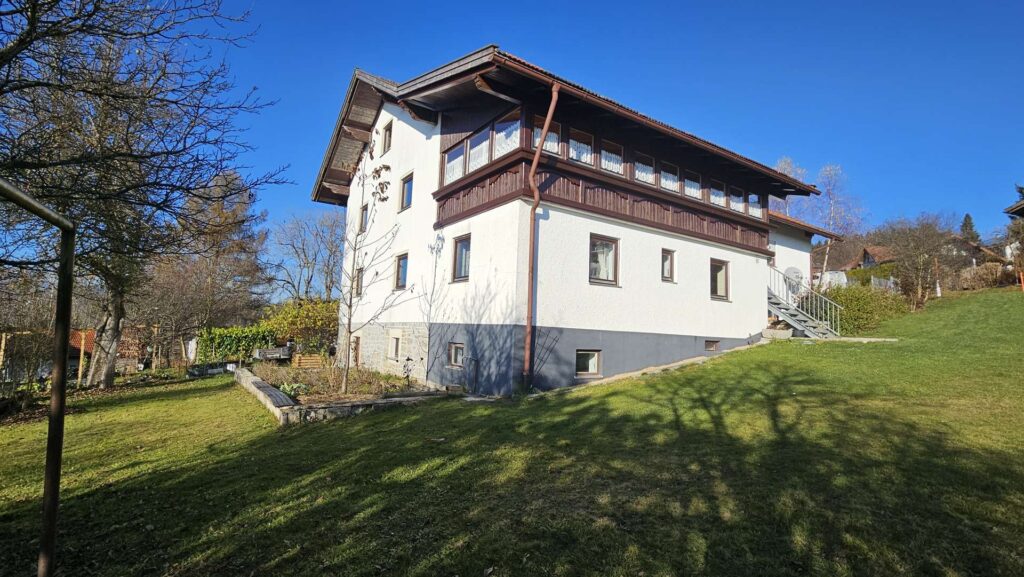Hausansicht von unten
