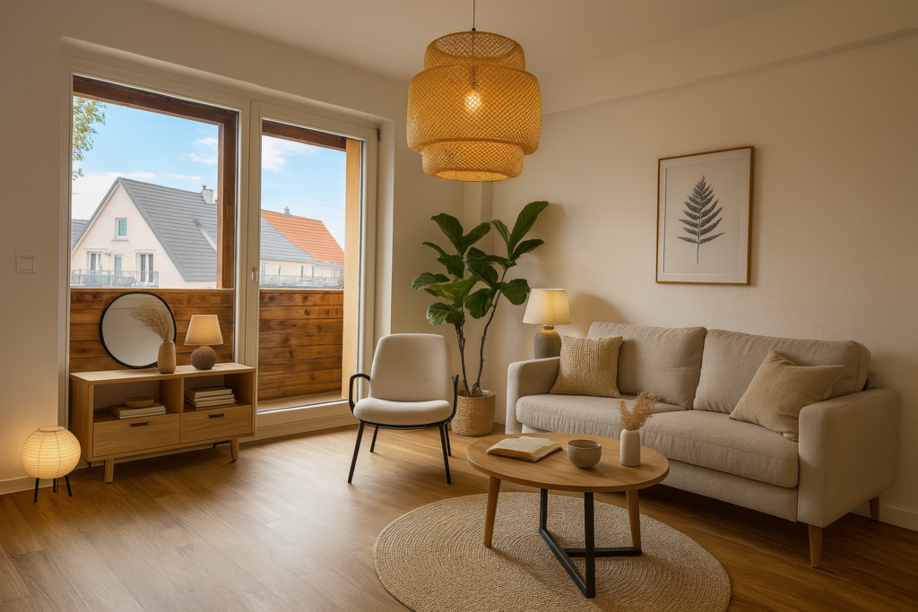 Visualisiertes Wohnzimmer