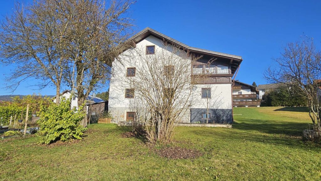 Hausansicht von unten