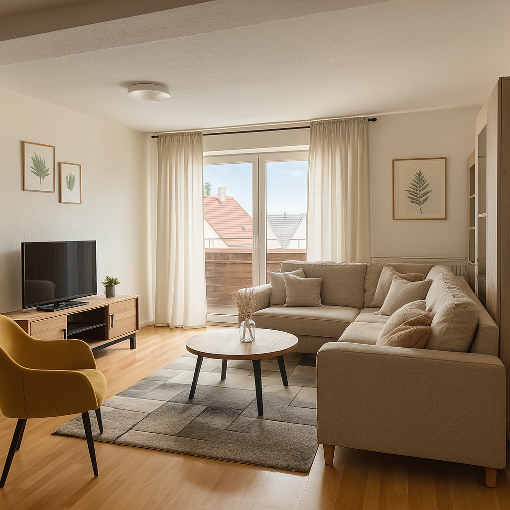 Visualisiertes Wohnzimmer