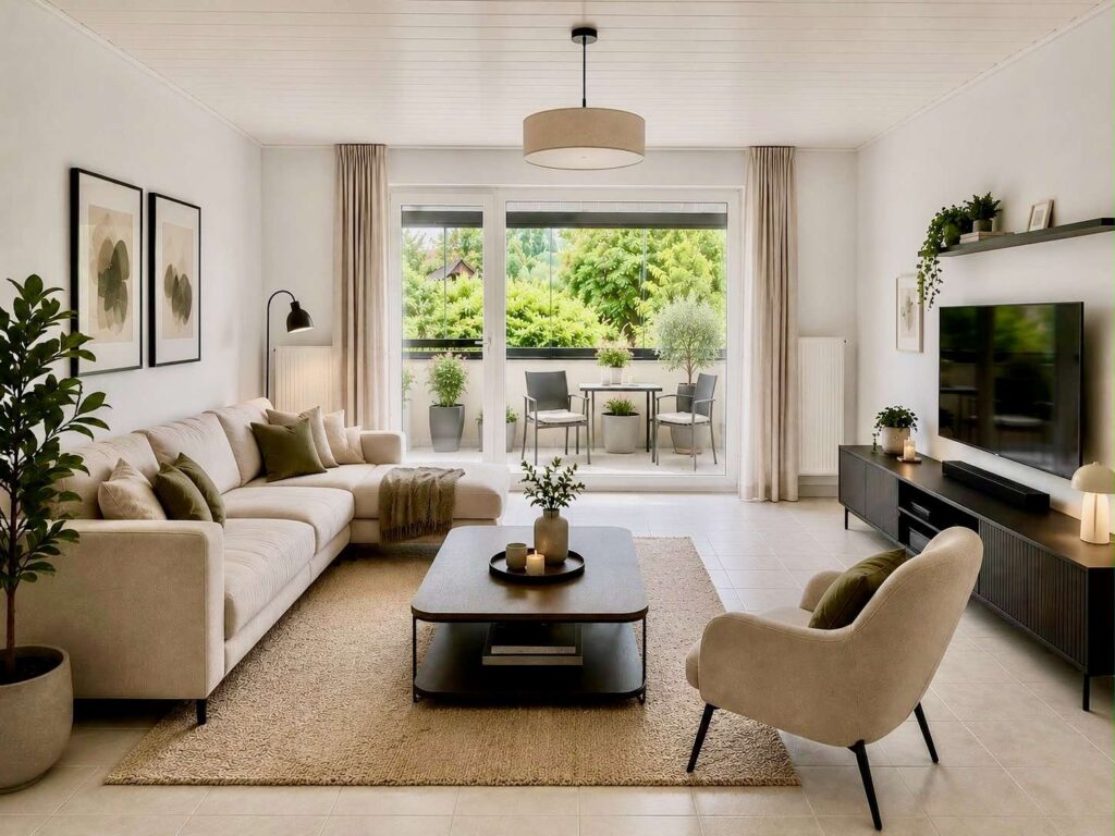 Wohnzimmer EG Visualisierung